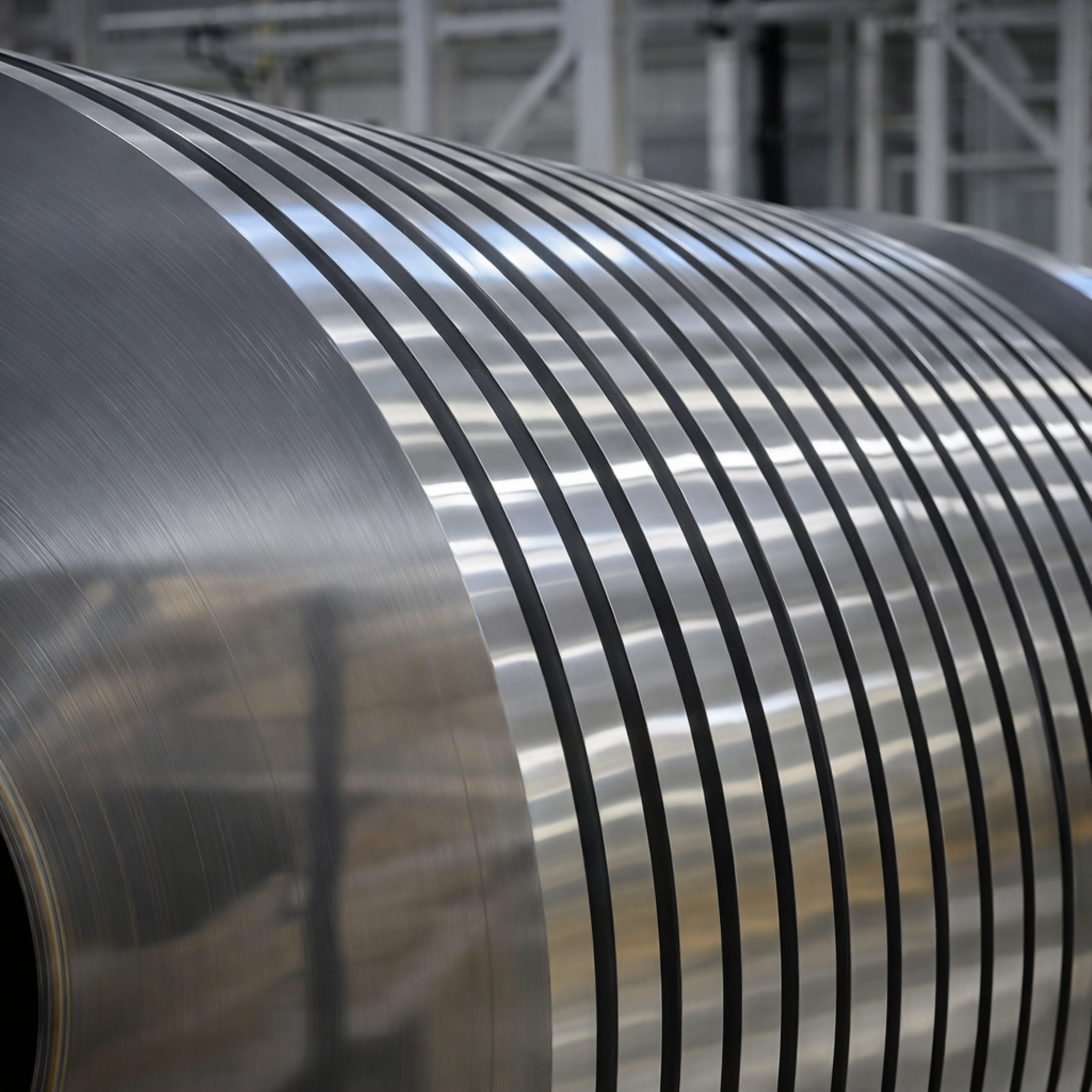 Aluminium slit roll detail